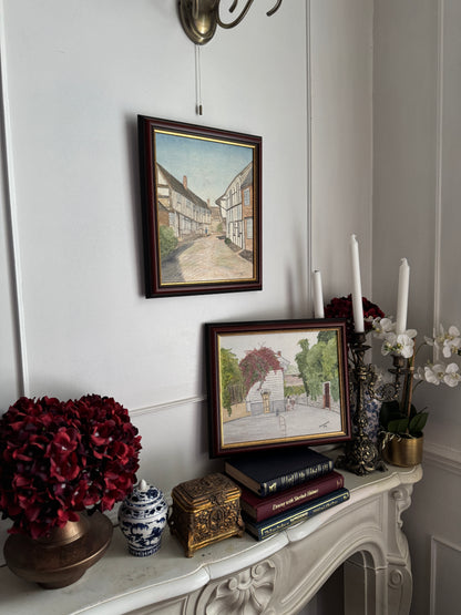 Twin Tales of Alcester - Original Oil Painting by N.G. Reynolds