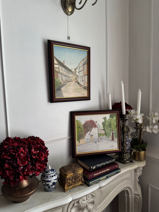 Twin Tales of Alcester - Original Oil Painting by N.G. Reynolds