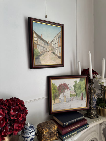 Twin Tales of Alcester - Original Oil Painting by N.G. Reynolds