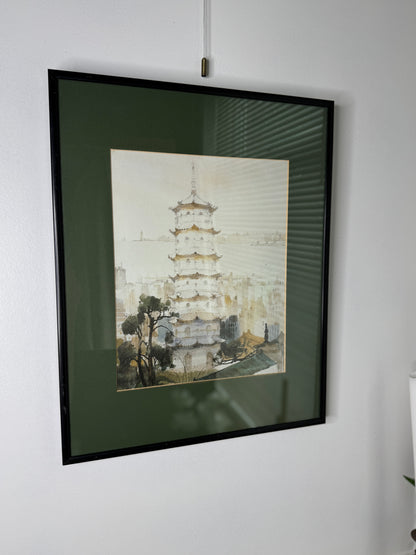 Timeless Eastern Elegance- Vintage Japanese Watercolour