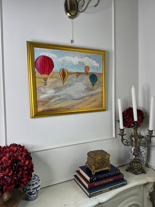 Sky Dance Over Cappadocia – Original Oil Painting by N.G. Reynolds