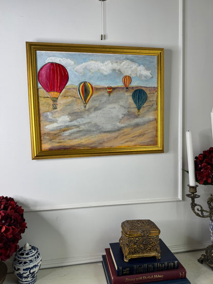 Sky Dance Over Cappadocia – Original Oil Painting by N.G. Reynolds