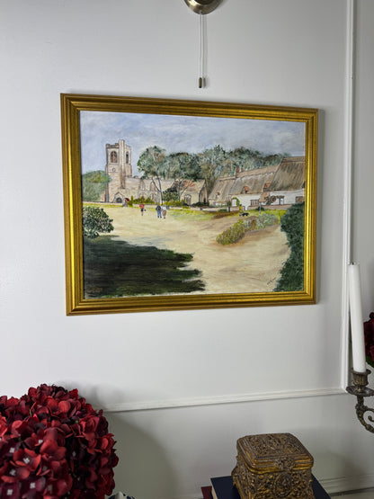 Tower of Faith - Original Oil Painting by N.G. Reynolds