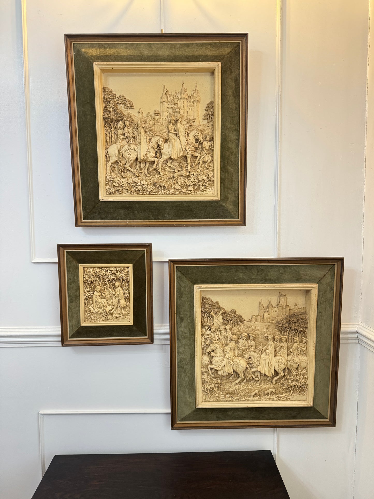 Vintage D.H. Moreton 1979 Marcus Designs Wall Plaque Set