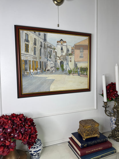Italy's Living History - Original Oil Painting by N.G. Reynolds