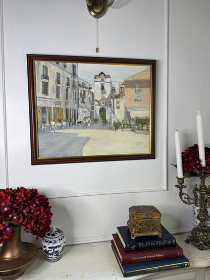 Italy's Living History - Original Oil Painting by N.G. Reynolds