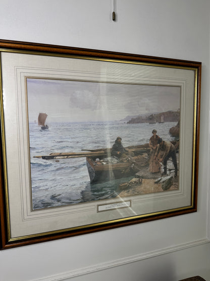 Crabbers Bait by Charles Napier Hemy (1841-1917) print