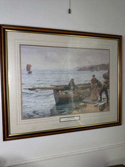 Crabbers Bait by Charles Napier Hemy (1841-1917) print