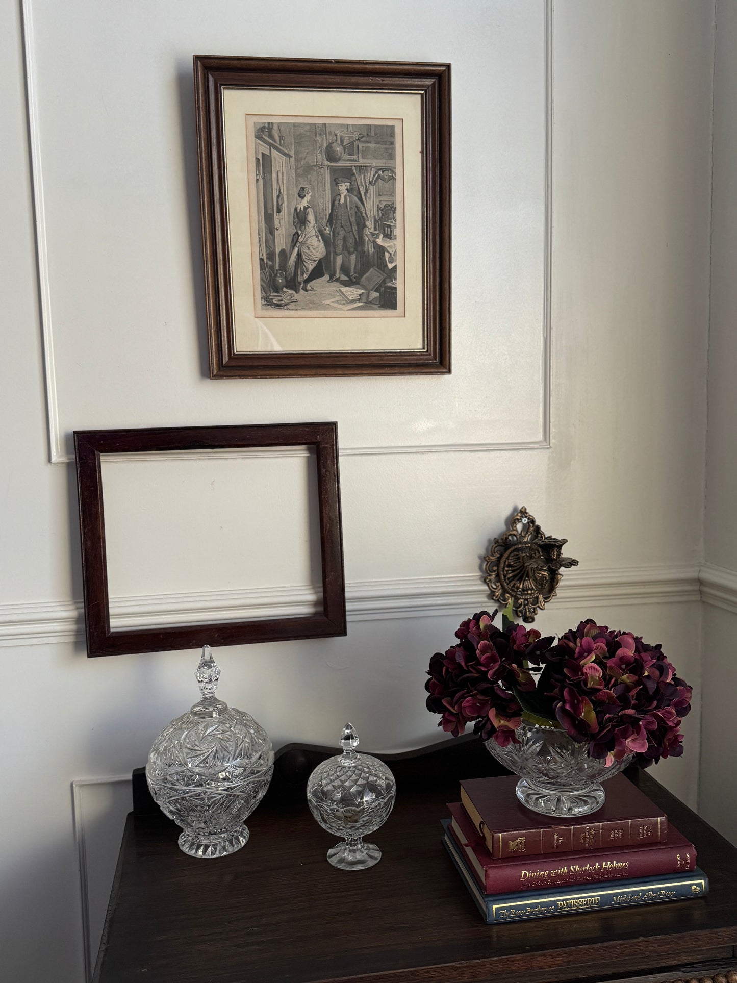 Robert Herdman Signed Engraving – "Antiquary & Lovel" in Antique Frame