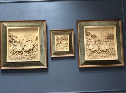 Vintage D.H. Moreton 1979 Marcus Designs Wall Plaque Set