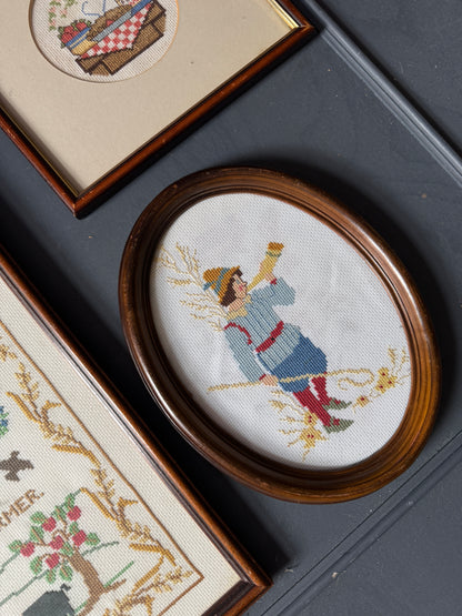 Threaded Legacy – Vintage Embroidery Wall Art Set