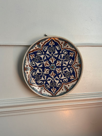 Vintage Hand-Painted Mediterranean Collectable Wall Plates