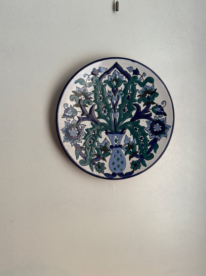 Vintage Hand-Painted Mediterranean Collectable Wall Plates