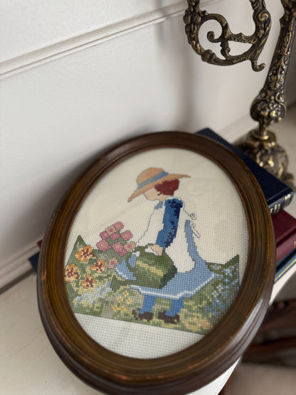 Threaded Legacy – Vintage Embroidery Oval Duo Set