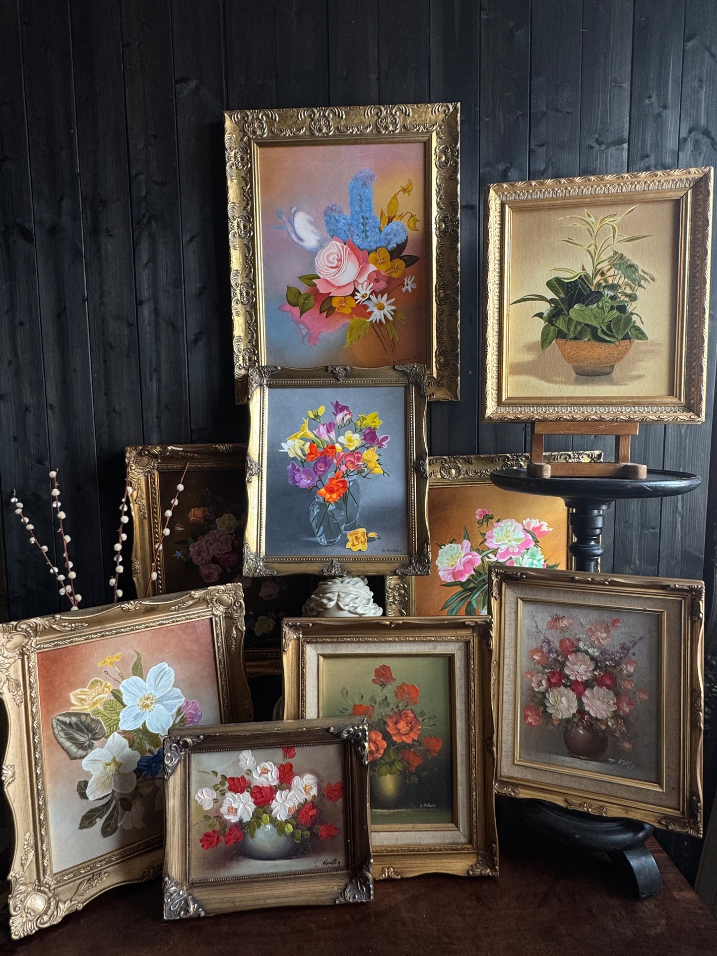 Vintage Floral Oil Painting Collection – Choose Your Favourite