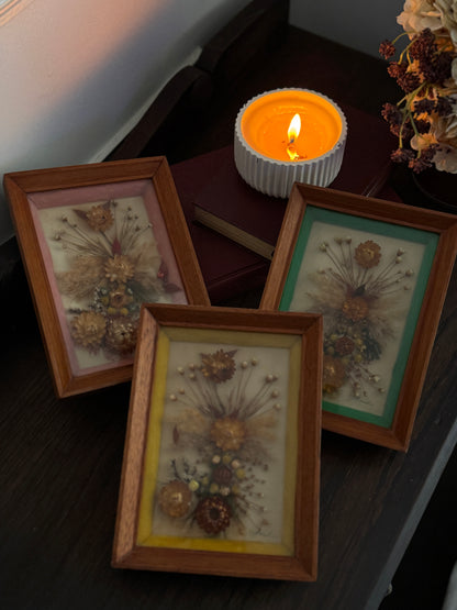Heritage Botanica Collection – Signed Handmade Dried Flower Art Sets