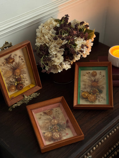 Heritage Botanica Collection – Signed Handmade Dried Flower Art Sets
