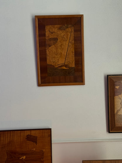 Italian Inlaid Vintage Gallery Wall Set