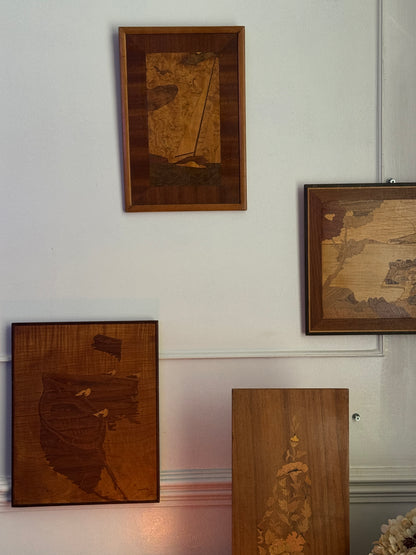 Italian Inlaid Vintage Gallery Wall Set