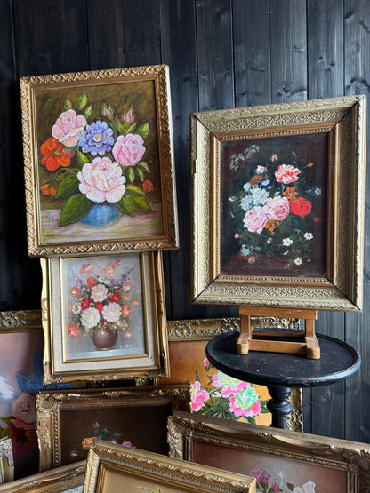 Vintage Floral Oil Painting Collection – Choose Your Favourite