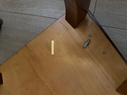 Italian Inlaid Musical Vintage Wooden Table / Jewellery Holder with Lid