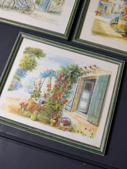 The French Atelier Set – Signed Framed Art Prints by Danielle Lebeau
