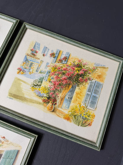 The French Atelier Set – Signed Framed Art Prints by Danielle Lebeau