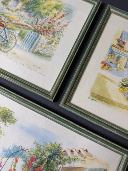 The French Atelier Set – Signed Framed Art Prints by Danielle Lebeau