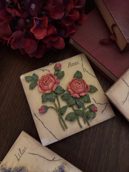 3D Hand-Painted Resin Floral Wall Plaques - Pick your Favourite
