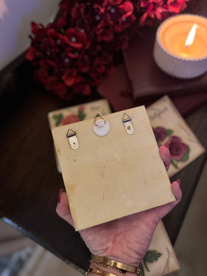 3D Hand-Painted Resin Floral Wall Plaques - Pick your Favourite