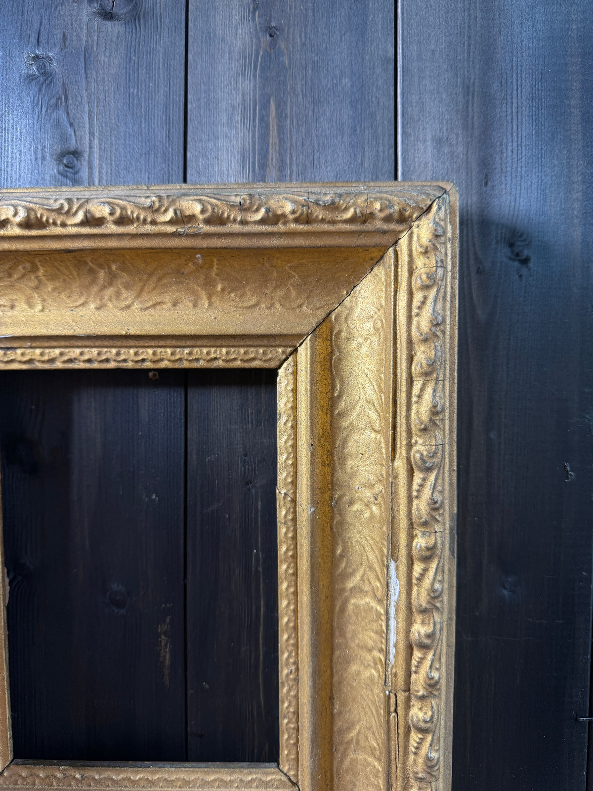 Orientalist fluted Decorative Ornate Hollow frame, 19th century