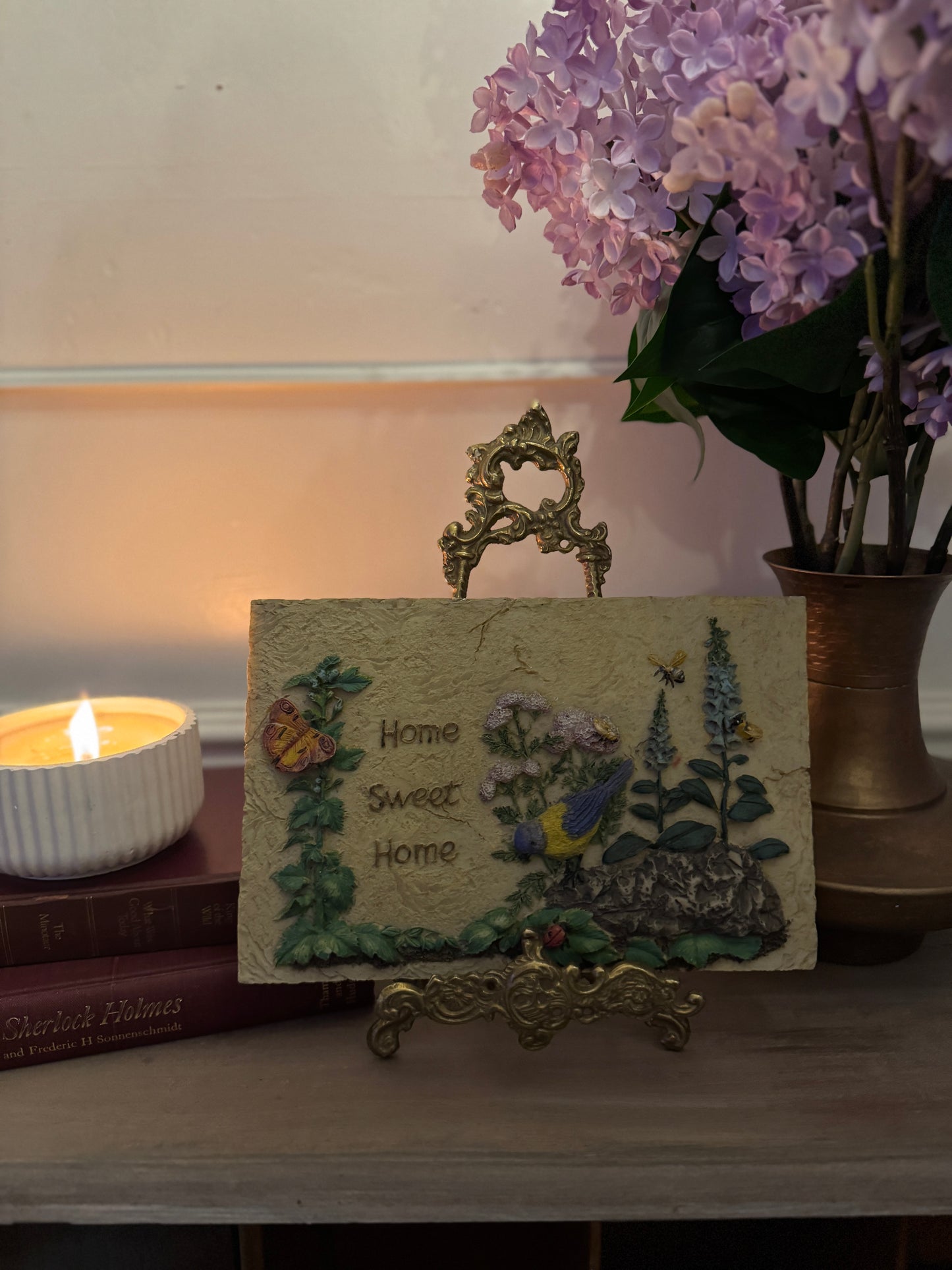 3D Hand-Painted Resin Floral Wall Plaques - Pick your Favourite