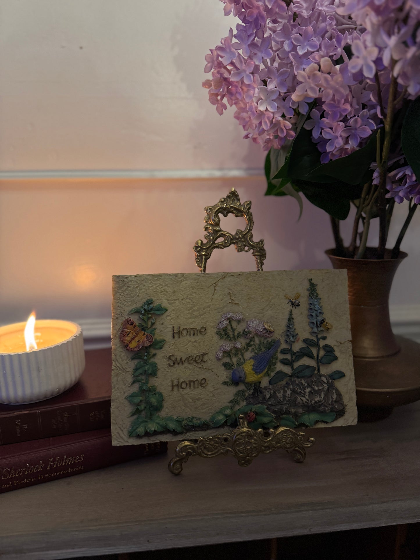 3D Hand-Painted Resin Floral Wall Plaques - Pick your Favourite