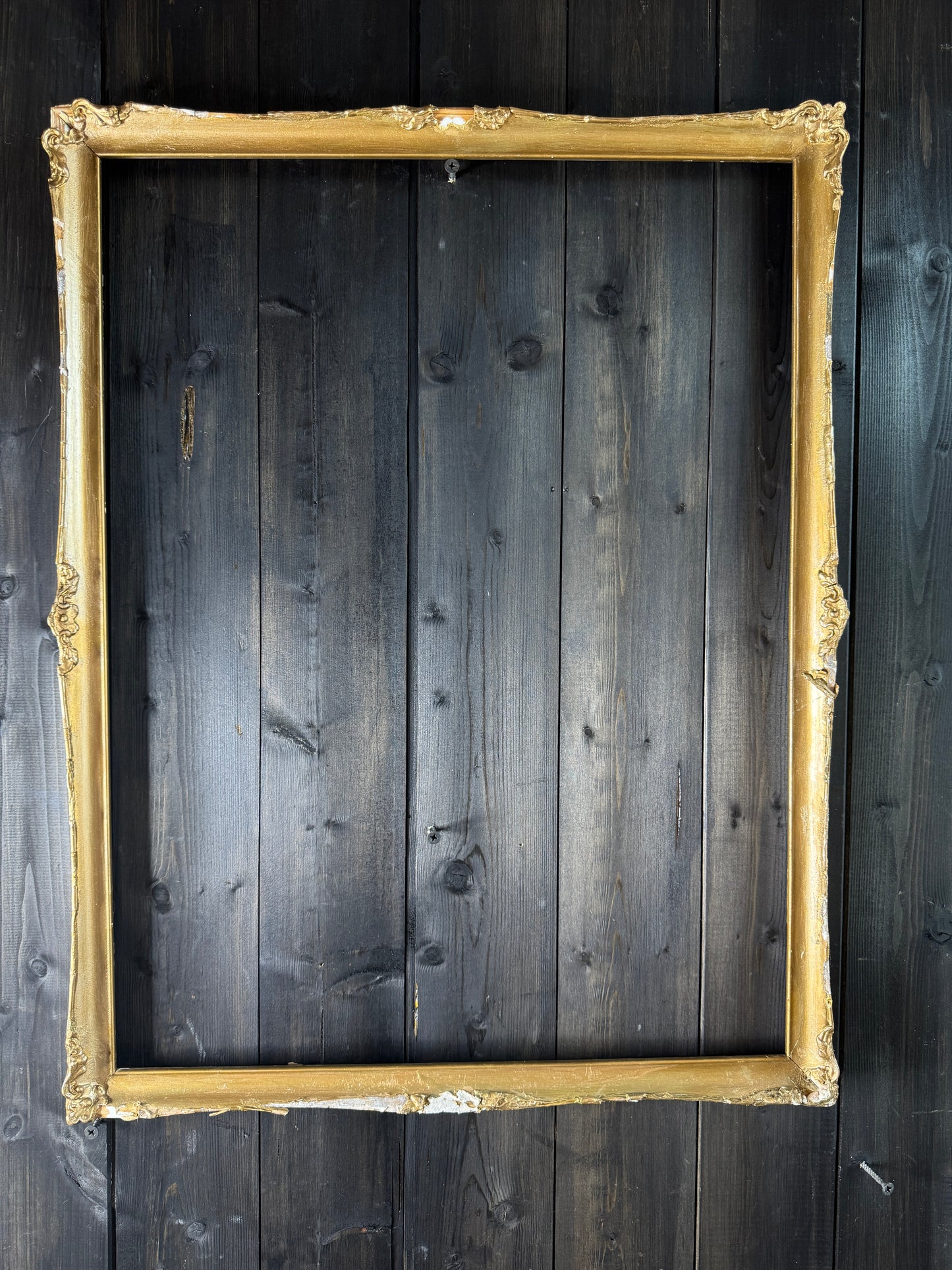 Antique Gilt Decorative Slim Norvane Frame - France