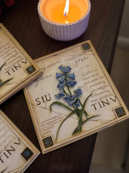 3D Hand-Painted Resin Floral Wall Plaques - Pick your Favourite