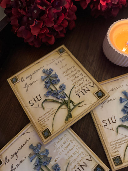 3D Hand-Painted Resin Floral Wall Plaques - Pick your Favourite