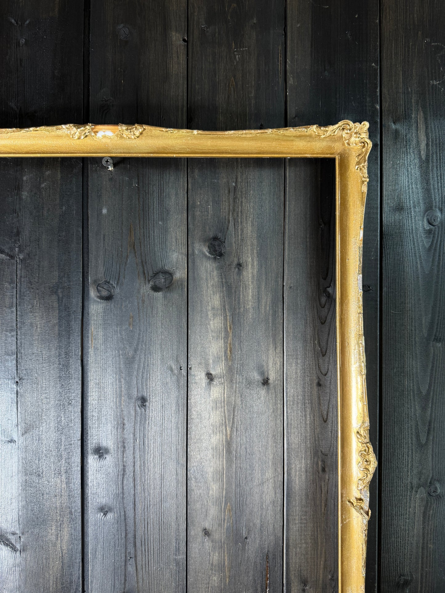 Antique Gilt Decorative Slim Norvane Frame - France