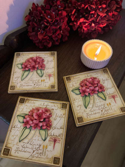 3D Hand-Painted Resin Floral Wall Plaques - Pick your Favourite