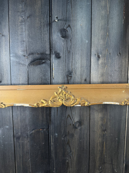 Antique Ravienne Decorative Gold Ornate Frame From France
