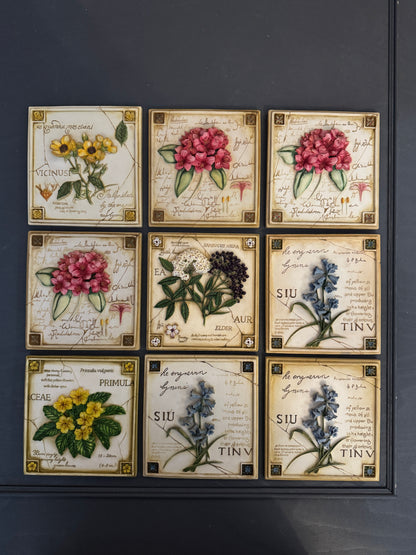 3D Hand-Painted Resin Floral Wall Plaque  | Pick Your Favourite Design