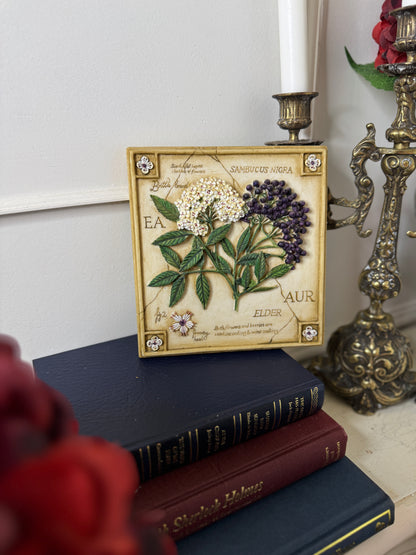 3D Hand-Painted Resin Floral Wall Plaque  | Pick Your Favourite Design