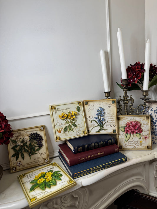 3D Hand-Painted Resin Floral Wall Plaque  | Pick Your Favourite Design