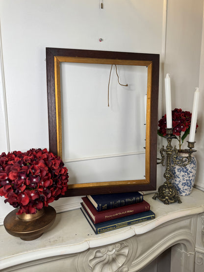 The Siena Rustic Gold Aged Wooden Frame