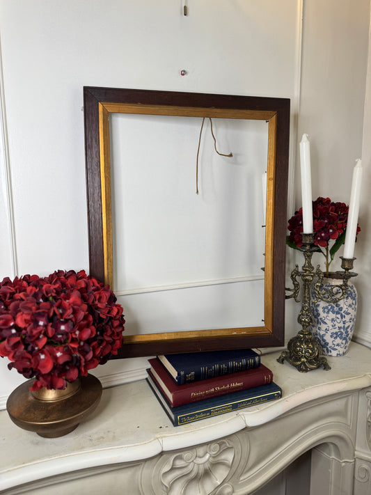 The Siena Rustic Gold Aged Wooden Frame