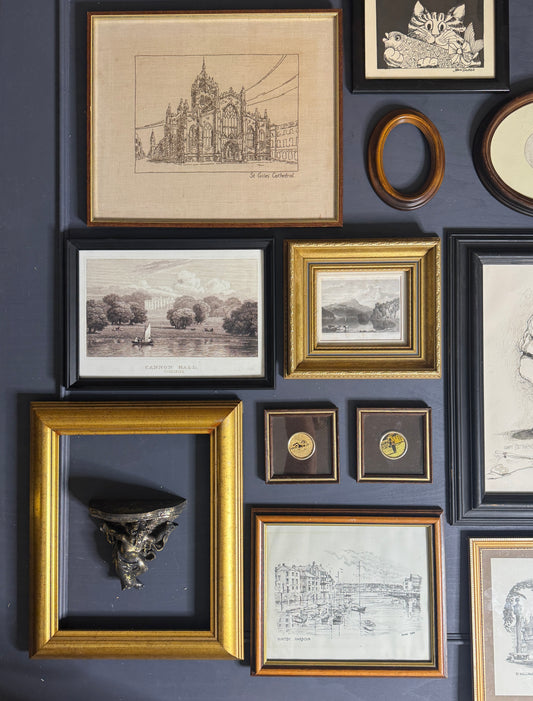Ebon Elegance Collection – Vintage Gallery Wall Set