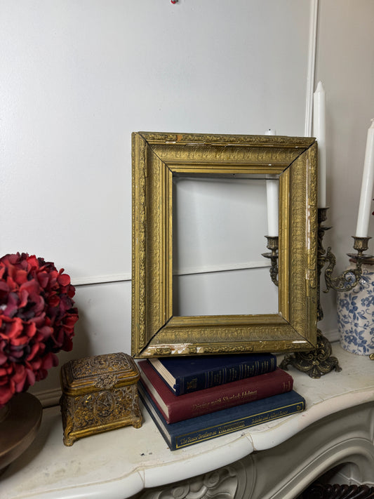 Antique Century Gilt Frame – Extremely Rare Ornate Gold Frame (c.1900s)