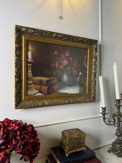 Paris Noir – Moody Vintage Scene in Gilt Belvoir Frame