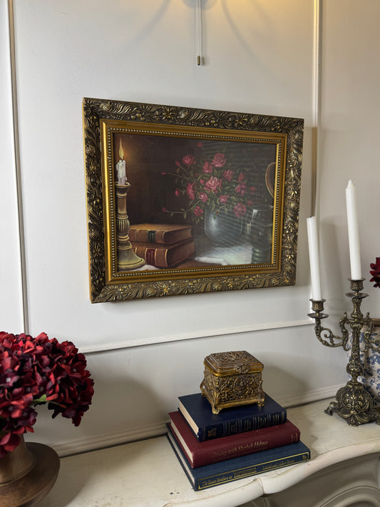 Paris Noir – Moody Vintage Scene in Gilt Belvoir Frame