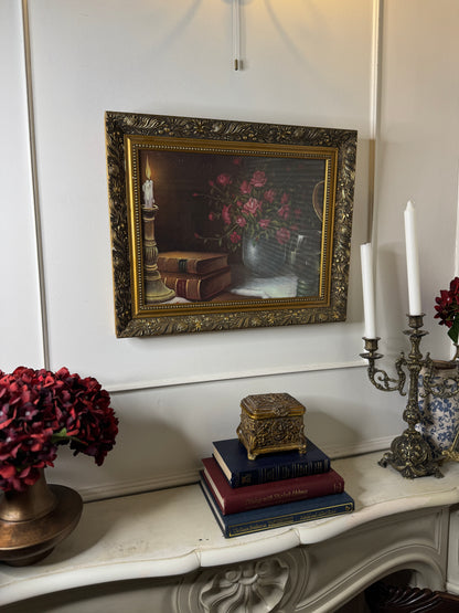 Paris Noir – Moody Vintage Scene in Gilt Belvoir Frame