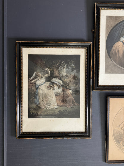 Vintage Black & Gold 1920s Gallery wall set